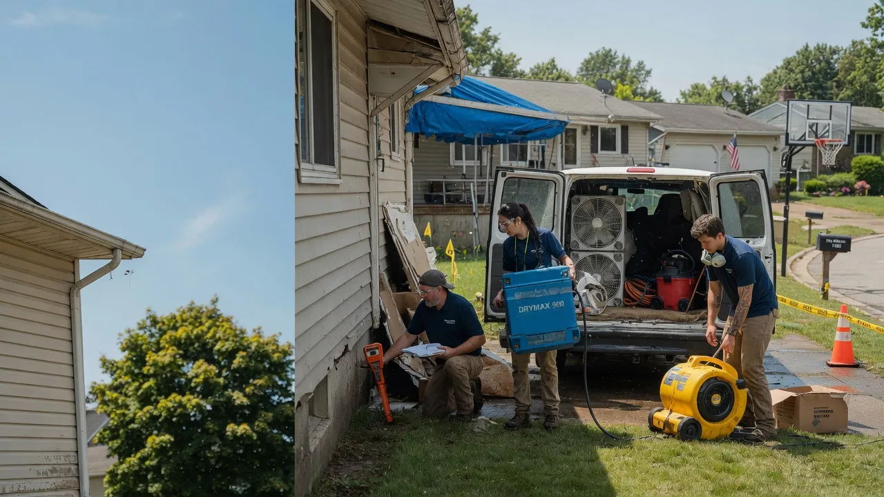 Ceiling Leak Cleanup in Greenville, IN near me