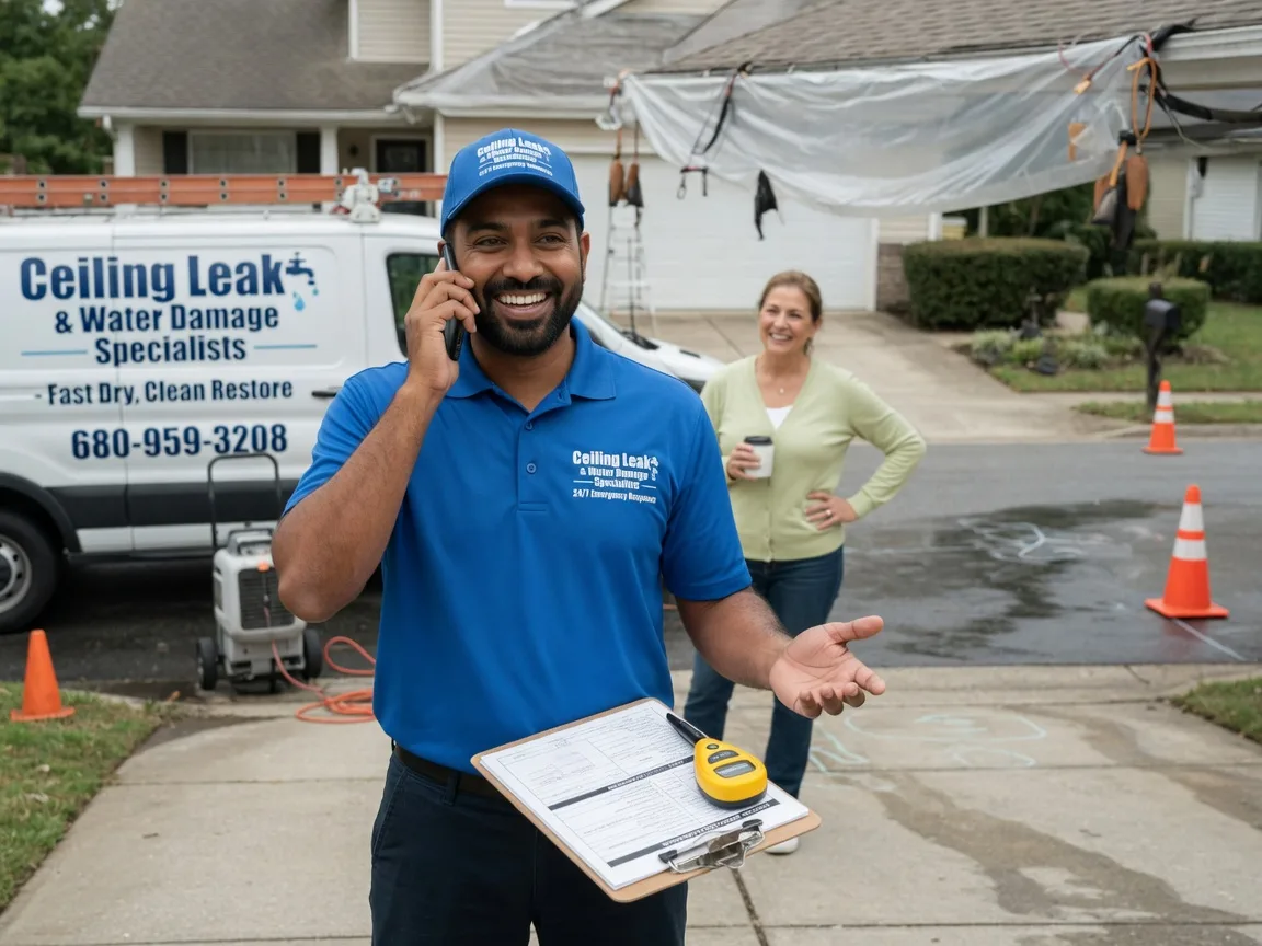 Ceiling Leak Cleanup Greenville, IN FAQs